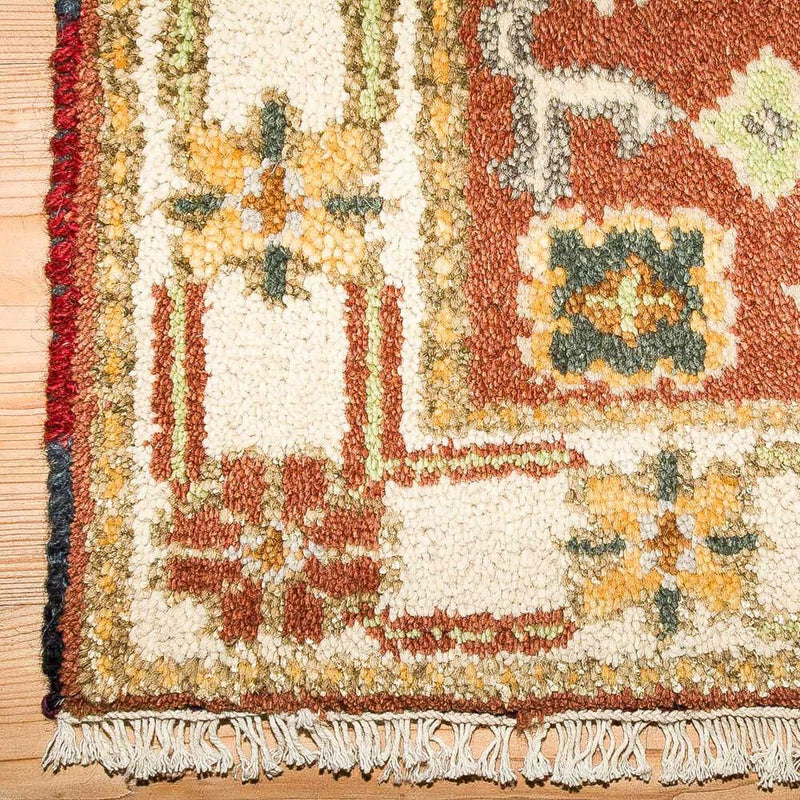 Tappeto orientale - 93 x 64 cm - ruggine