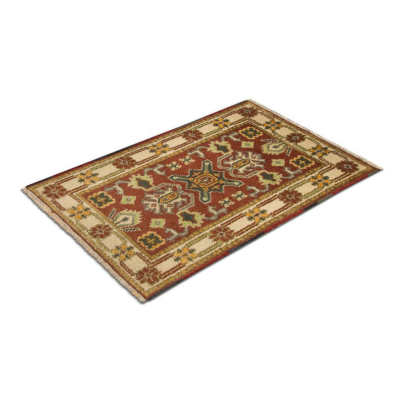 Tappeto orientale - 93 x 64 cm - ruggine