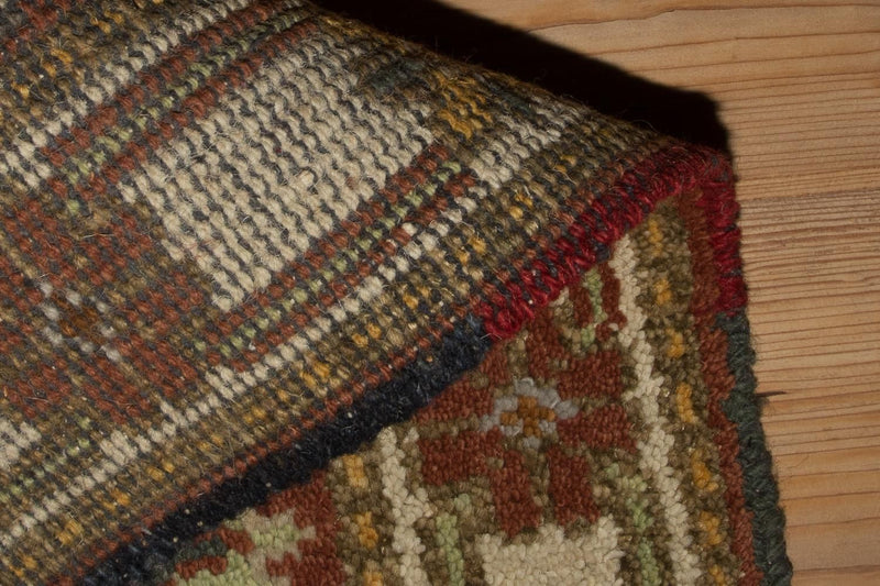 Tappeto orientale - 93 x 64 cm - ruggine