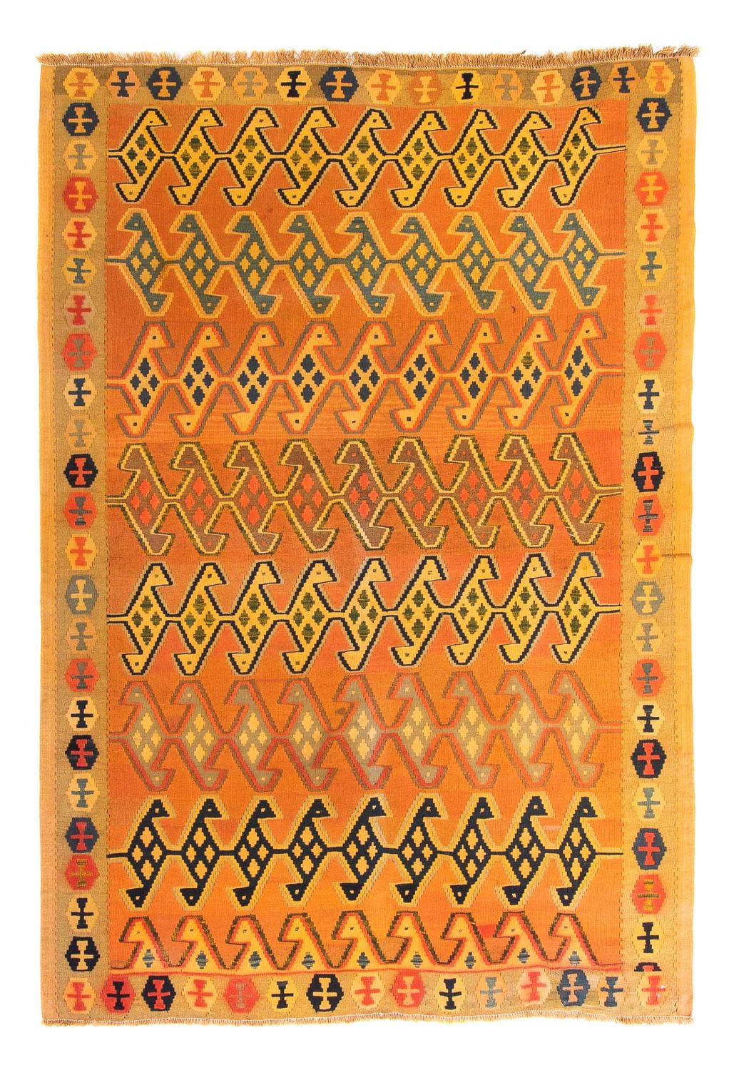 Tappeto Kelim - Vecchio - 250 x 180 cm - multicolore