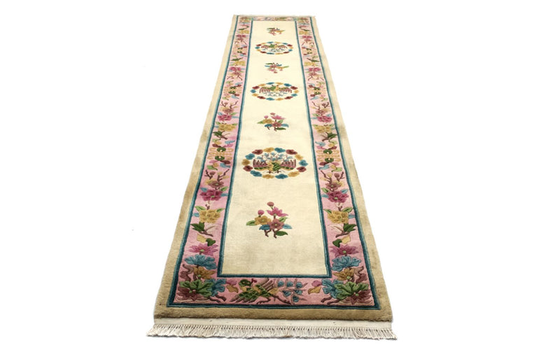 Tappeto corsia Tappeto cinese - 338 x 70 cm - beige