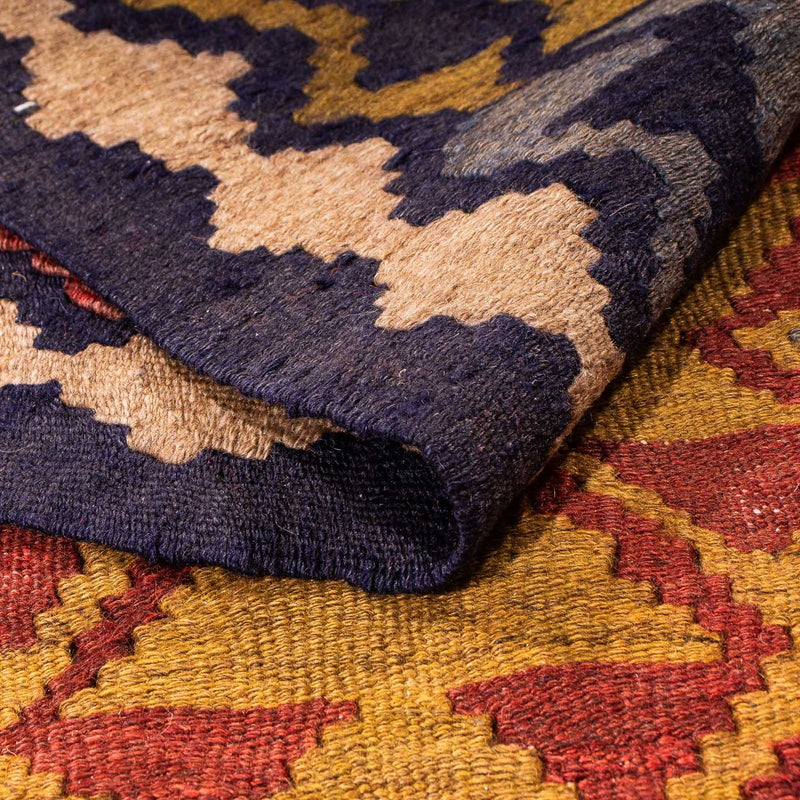 Tappeto corsia Tappeto Kelim - Vecchio - 230 x 110 cm - multicolore
