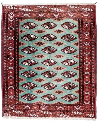 Tappeto Turkaman 100x124cm - Tappeto persiano