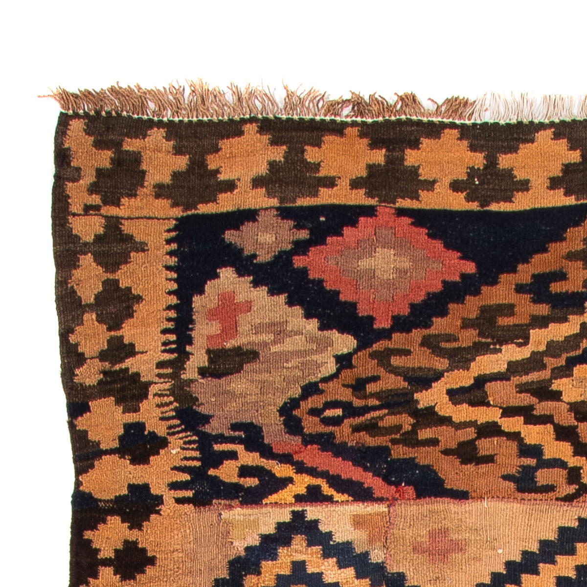 Tappeto corsia Tappeto Kelim - Vecchio - 330 x 145 cm - multicolore