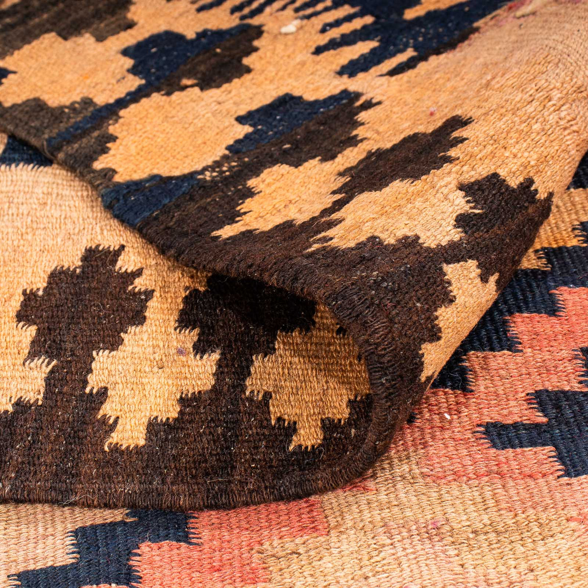 Tappeto corsia Tappeto Kelim - Vecchio - 330 x 145 cm - multicolore