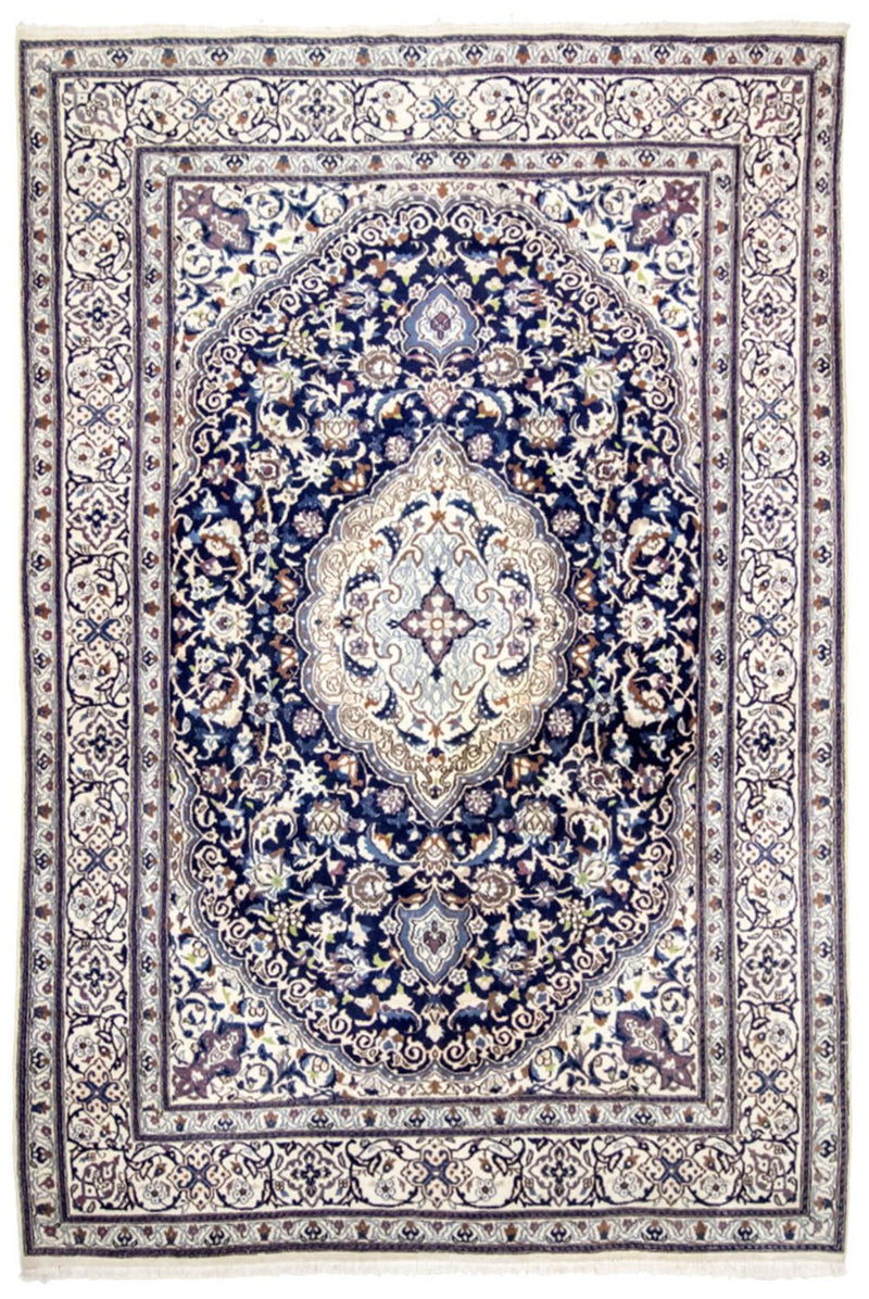 Tappeto Persero - Nain - Reale - 291 x 199 cm - blu