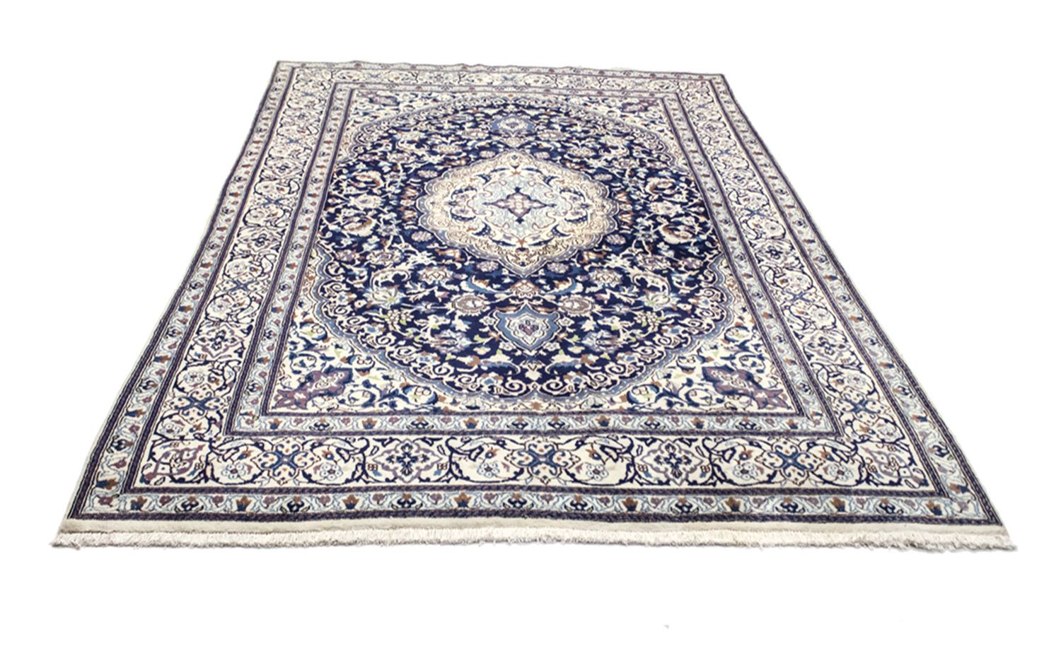 Tappeto Persero - Nain - Reale - 291 x 199 cm - blu