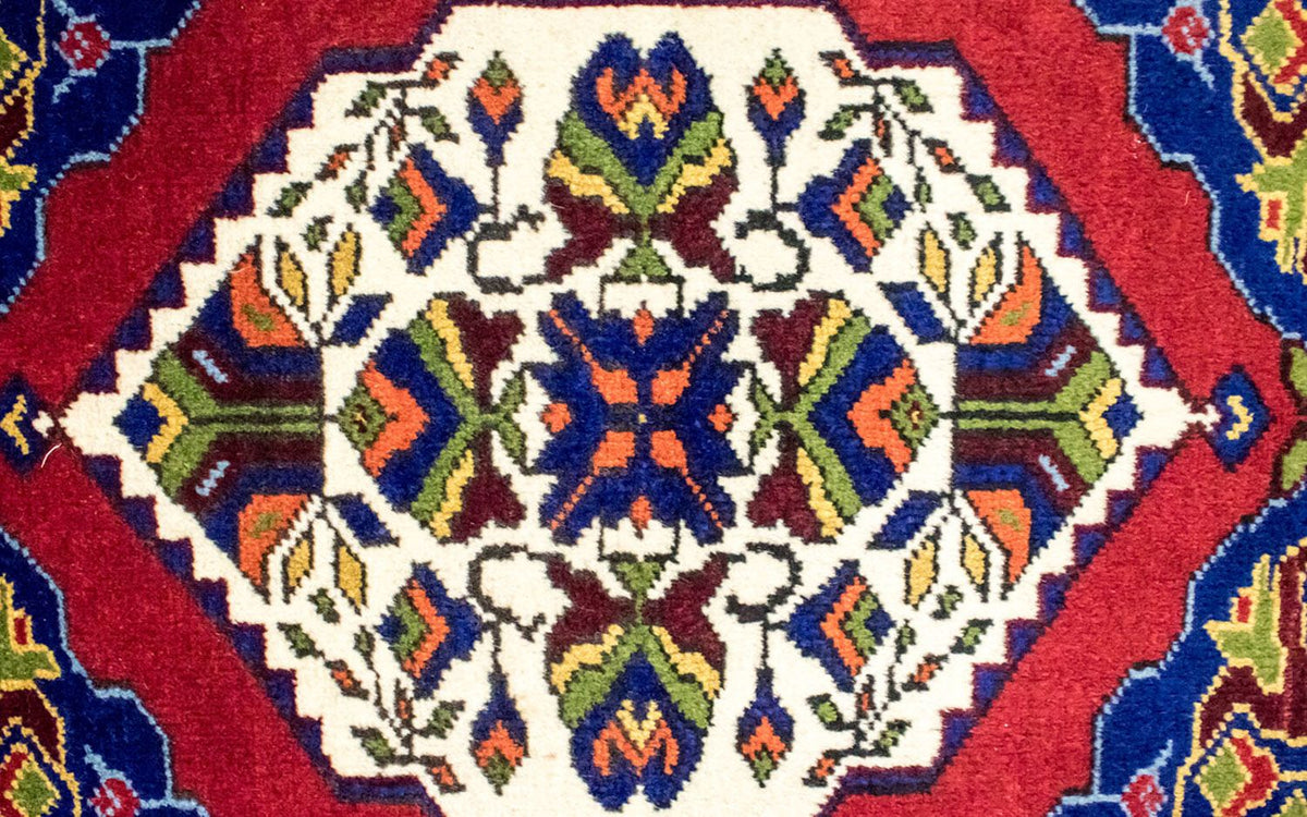 Tappeto orientale - 97 x 56 cm - blu