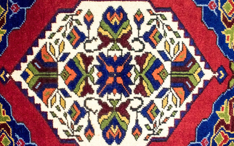 Tappeto orientale - 97 x 56 cm - blu