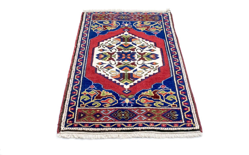 Tappeto orientale - 97 x 56 cm - blu