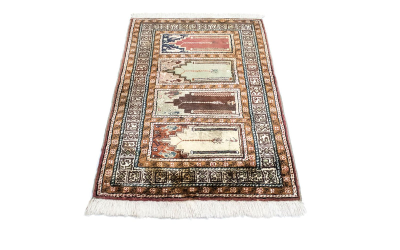 Tappeto di seta - Kayseri - 104 x 66 cm - multicolore