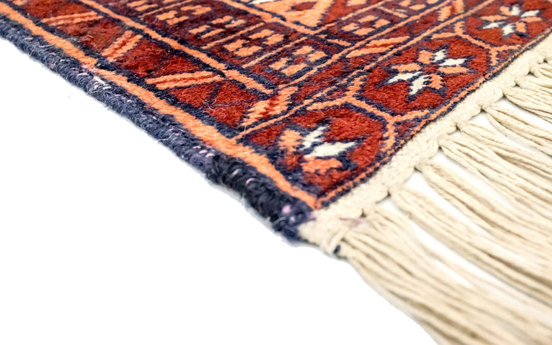 Tappeto afgano - 69 x 46 cm - ruggine