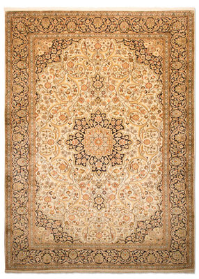 Tappeto di seta - Seta del Kashmir - 342 x 234 cm - beige