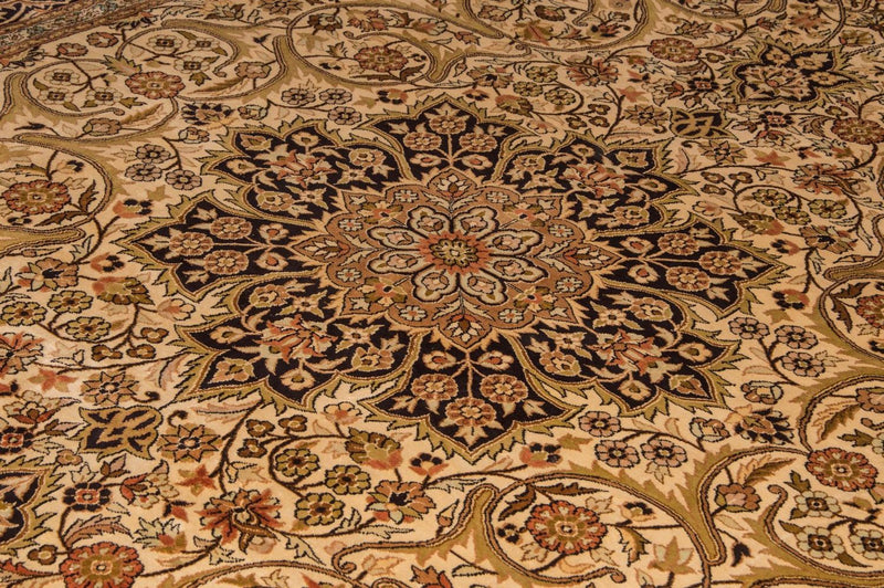 Tappeto di seta - Seta del Kashmir - 342 x 234 cm - beige