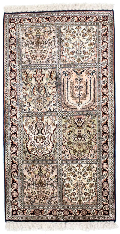 Seta del Kashmir Tappeto 65x124cm - Tappeto orientale