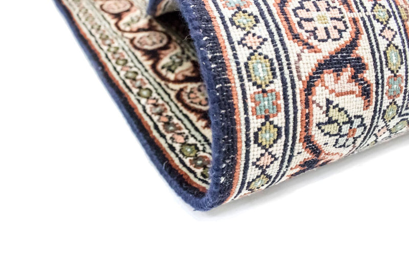 Tappeto di seta - Seta del Kashmir - 124 x 65 cm - multicolore