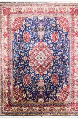 Tappeto Persero - Tabriz - 457 x 344 cm - blu