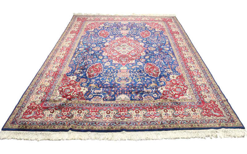 Tappeto Persero - Tabriz - 457 x 344 cm - blu