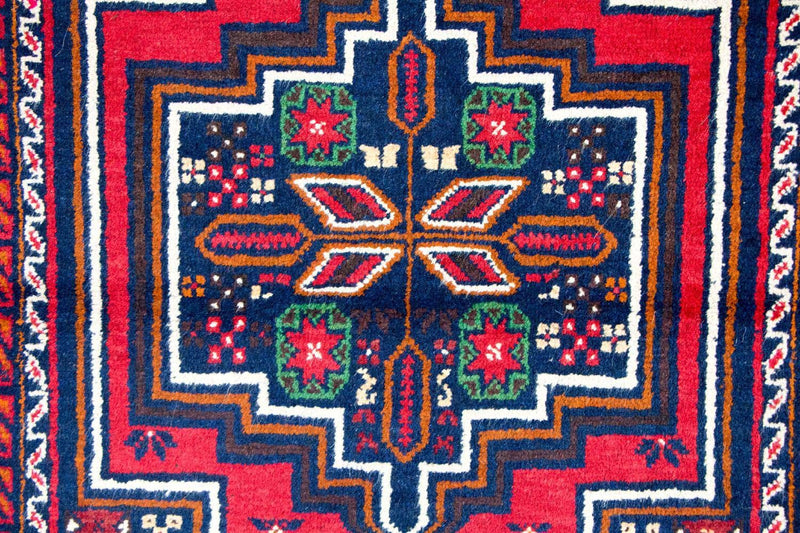 Tappeto Belutsch - 126 x 73 cm - rosso