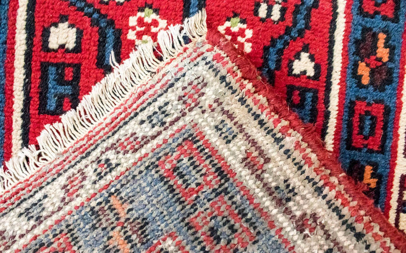 Tappeto orientale - 120 x 60 cm - rosso
