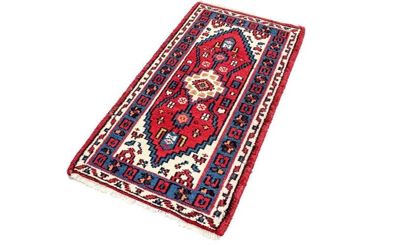 Tappeto orientale - 120 x 60 cm - rosso