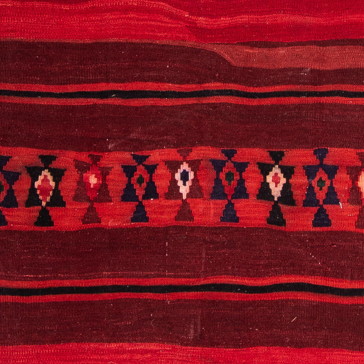 Tappeto corsia Tappeto Kelim - Vecchio - 315 x 155 cm - multicolore