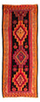 Tappeto corsia Tappeto Kelim - Vecchio - 325 x 140 cm - multicolore