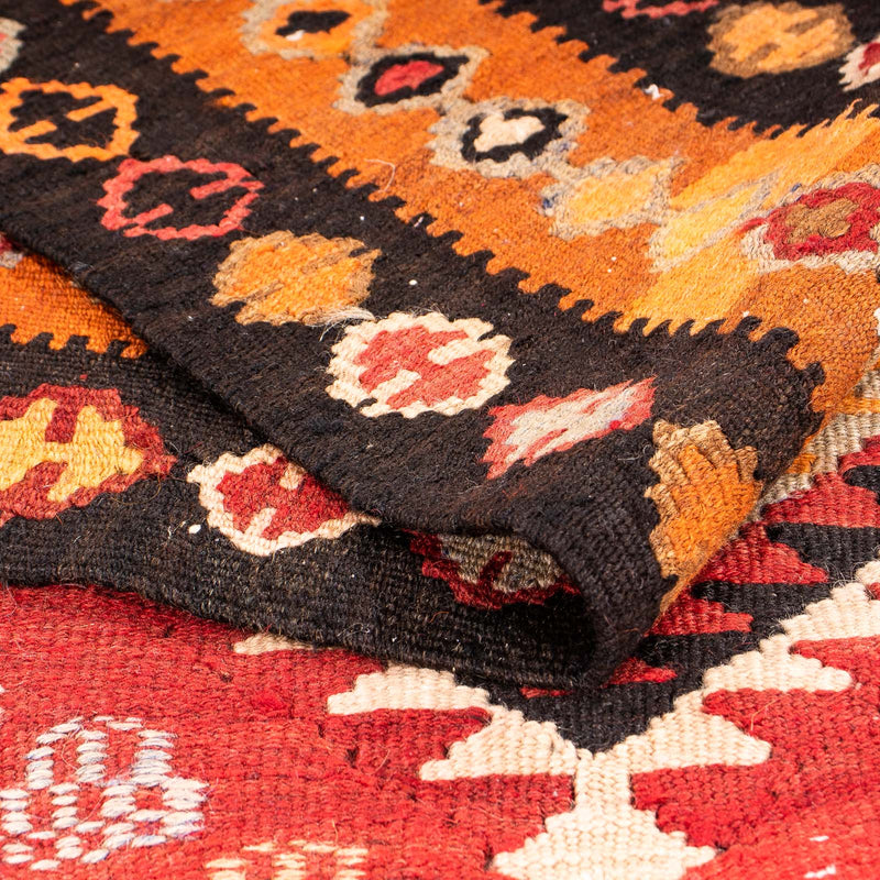 Tappeto corsia Tappeto Kelim - Vecchio - 320 x 125 cm - multicolore