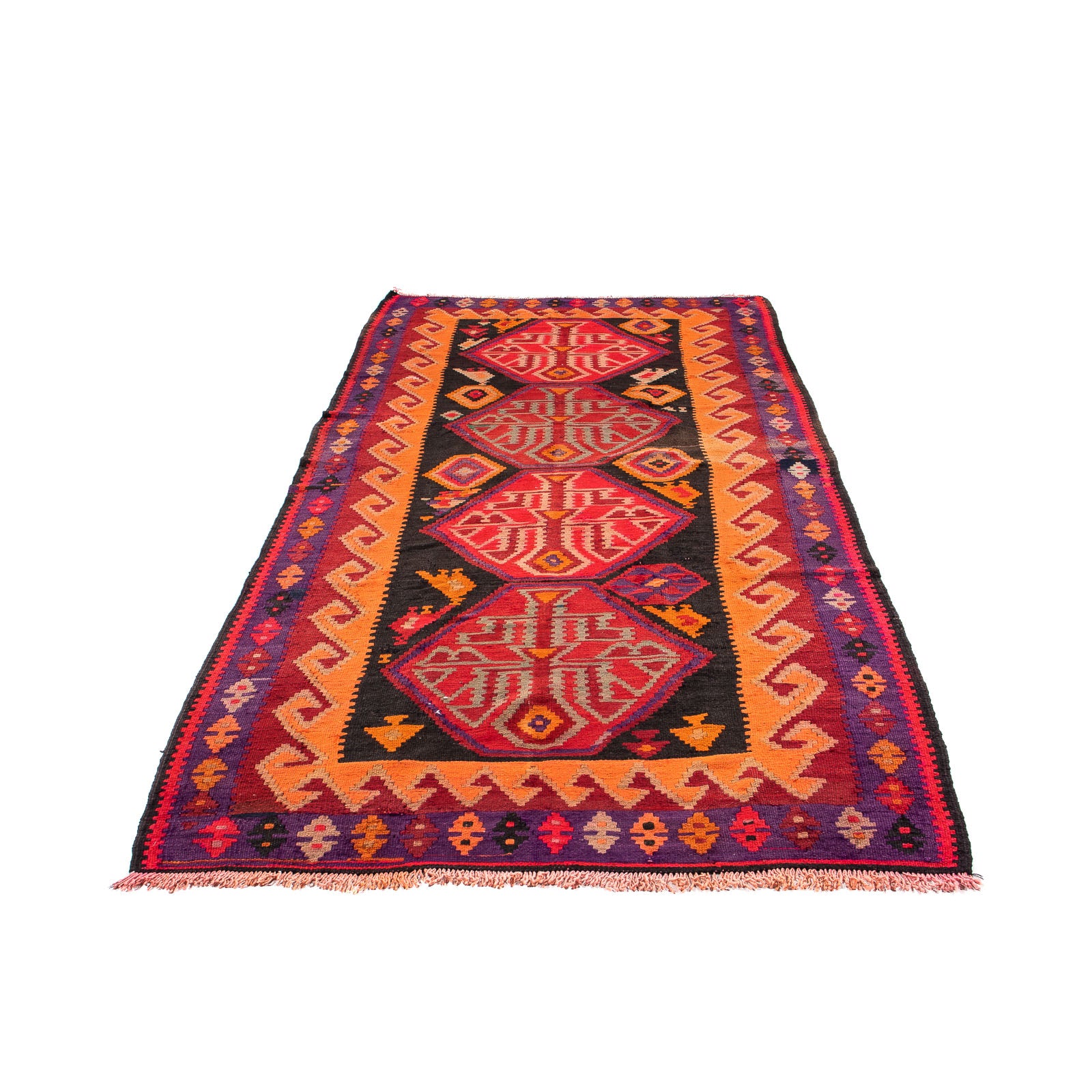 Tappeto Kelim - Vecchio quadrato  - 150 x 142 cm - multicolore