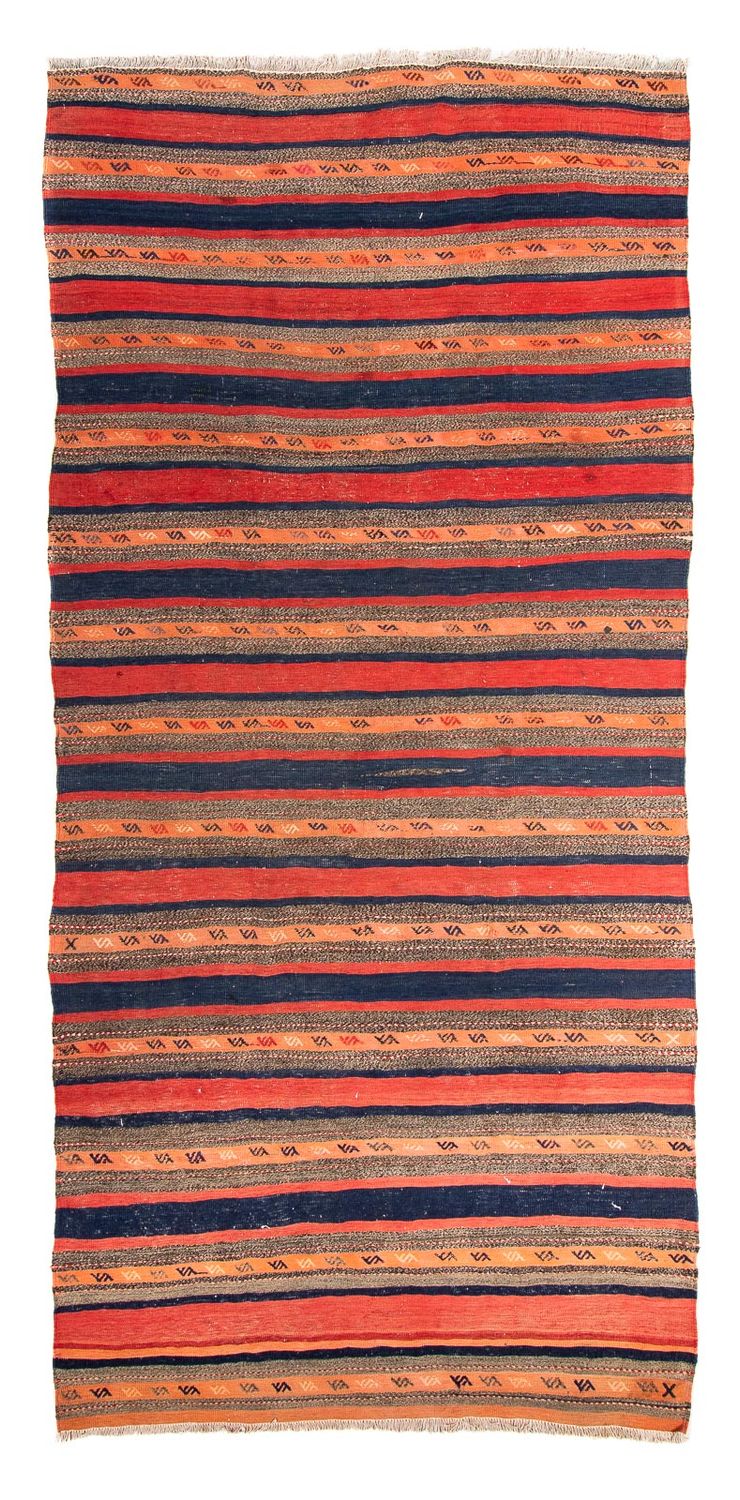 Tappeto corsia Tappeto Kelim - Vecchio - 312 x 142 cm - multicolore