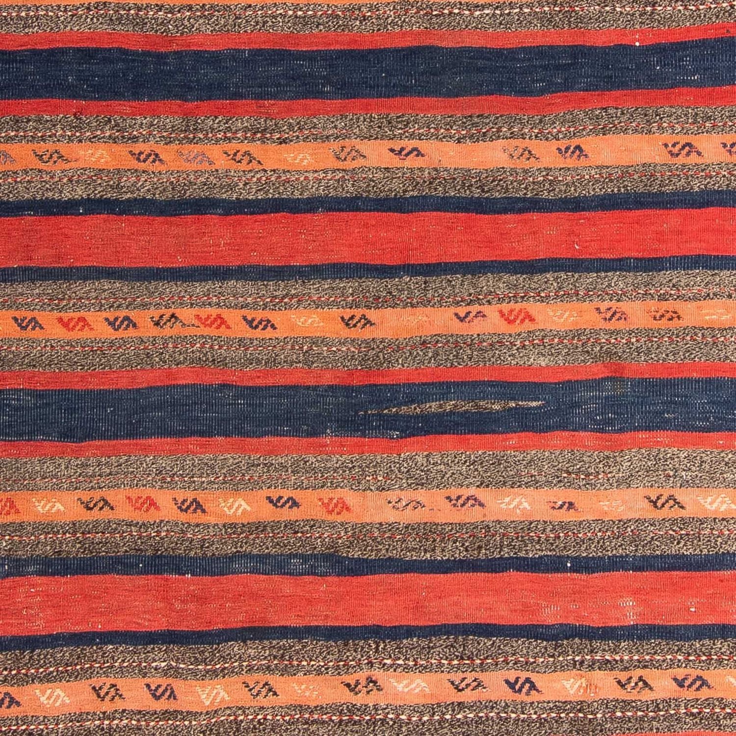 Tappeto corsia Tappeto Kelim - Vecchio - 312 x 142 cm - multicolore
