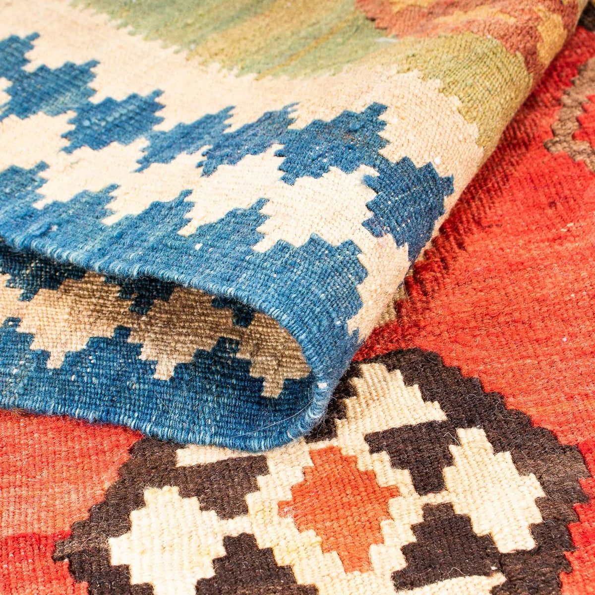 Tappeto Kelim - Vecchio - 230 x 150 cm - multicolore