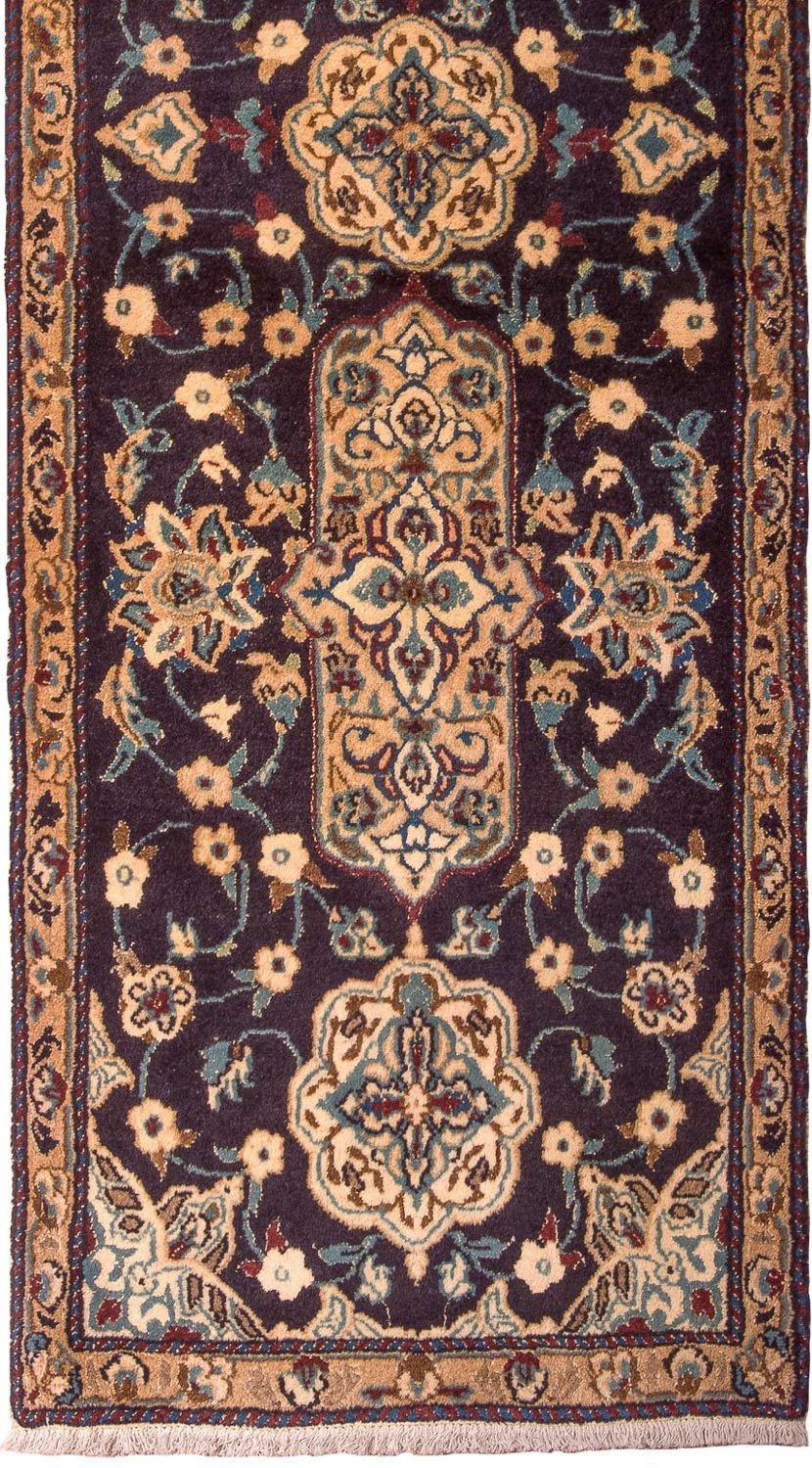 Tappeto corsia Tappeto Persero - Nain - Reale - 202 x 59 cm - blu scuro