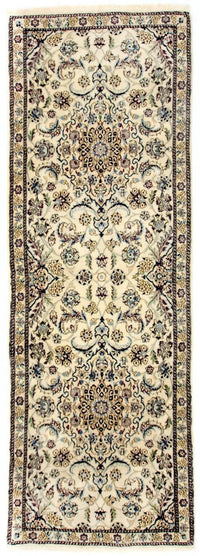 Tappeto corsia Tappeto Persero - Nain - Reale - 254 x 88 cm - beige