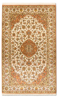 Tappeto di seta - Seta del Kashmir - 157 x 90 cm - beige