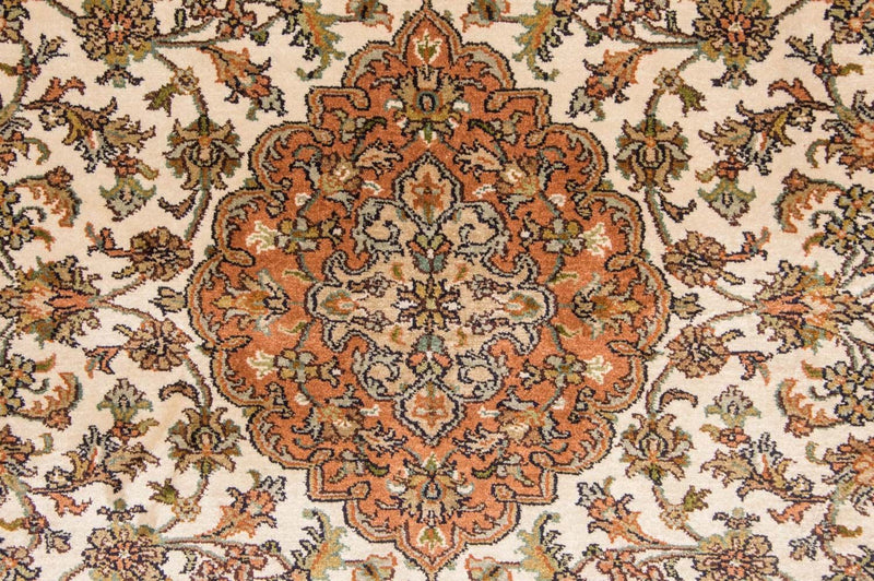 Tappeto di seta - Seta del Kashmir - 157 x 90 cm - beige