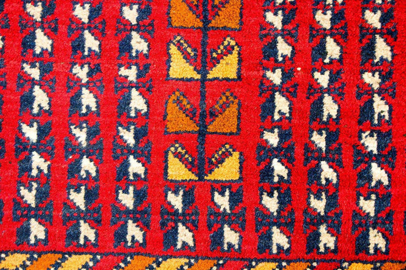Tappeto Belutsch - 126 x 73 cm - rosso