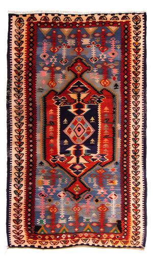 Tappeto Kelim - Vecchio - 295 x 185 cm - multicolore