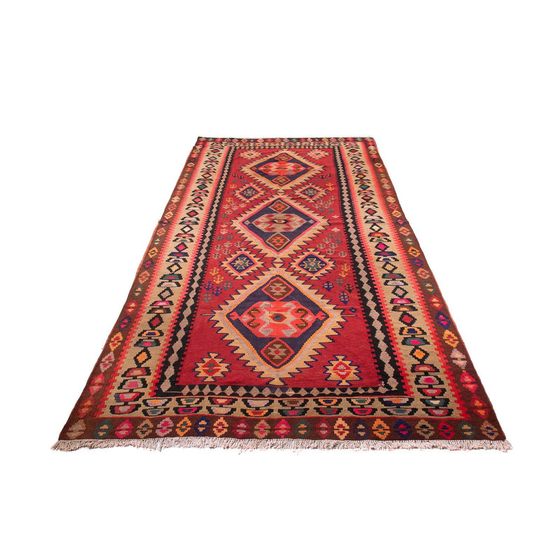 Tappeto corsia Tappeto Kelim - Vecchio - 360 x 170 cm - multicolore