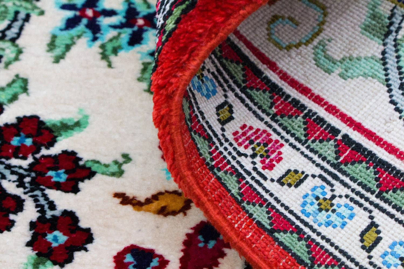 Qom seta Tappeto 77x57cm - Tappeto persiano