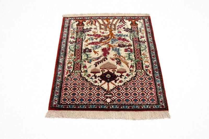 Tappeto di seta - Ghom seta - Premio - 77 x 57 cm - beige