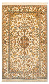Tappeto di seta - Seta del Kashmir - 155 x 83 cm - beige