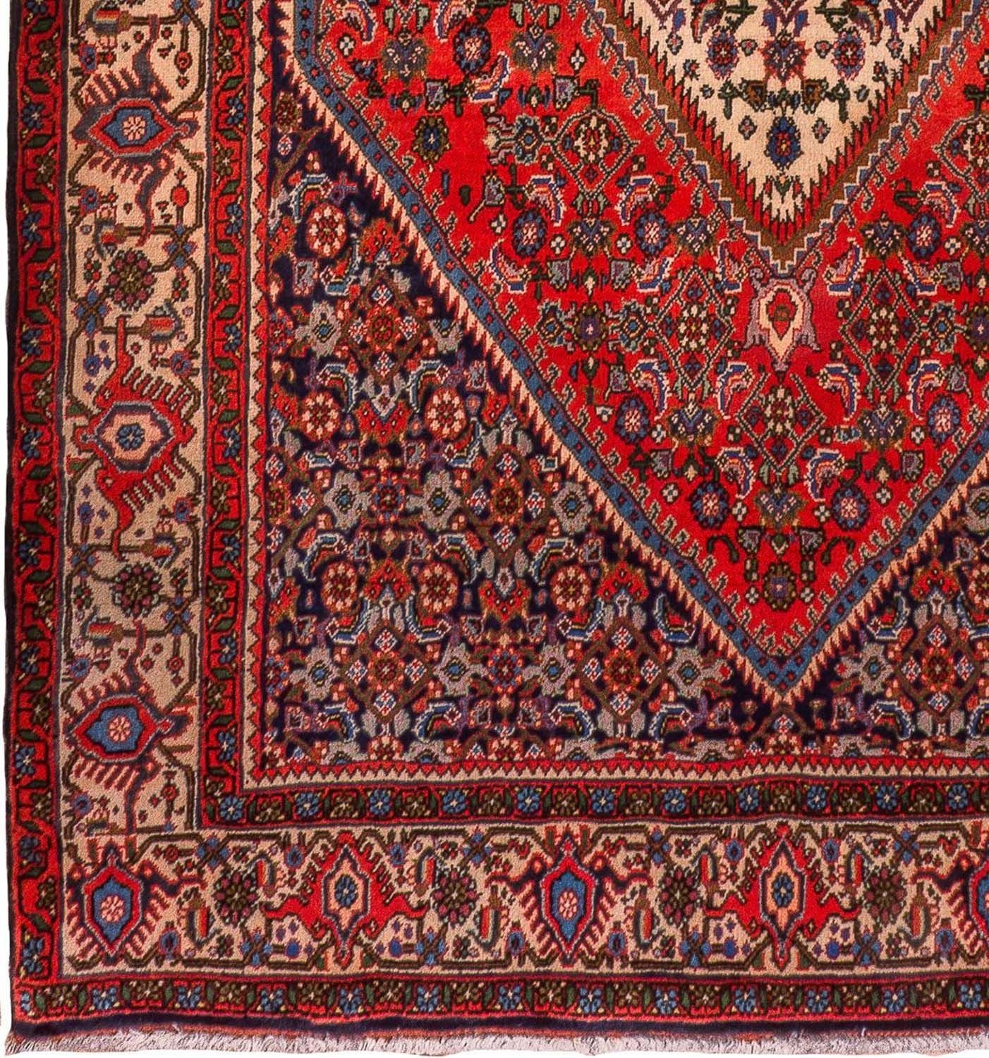 Tappeto Persero - Bidjar - 181 x 120 cm - rosso
