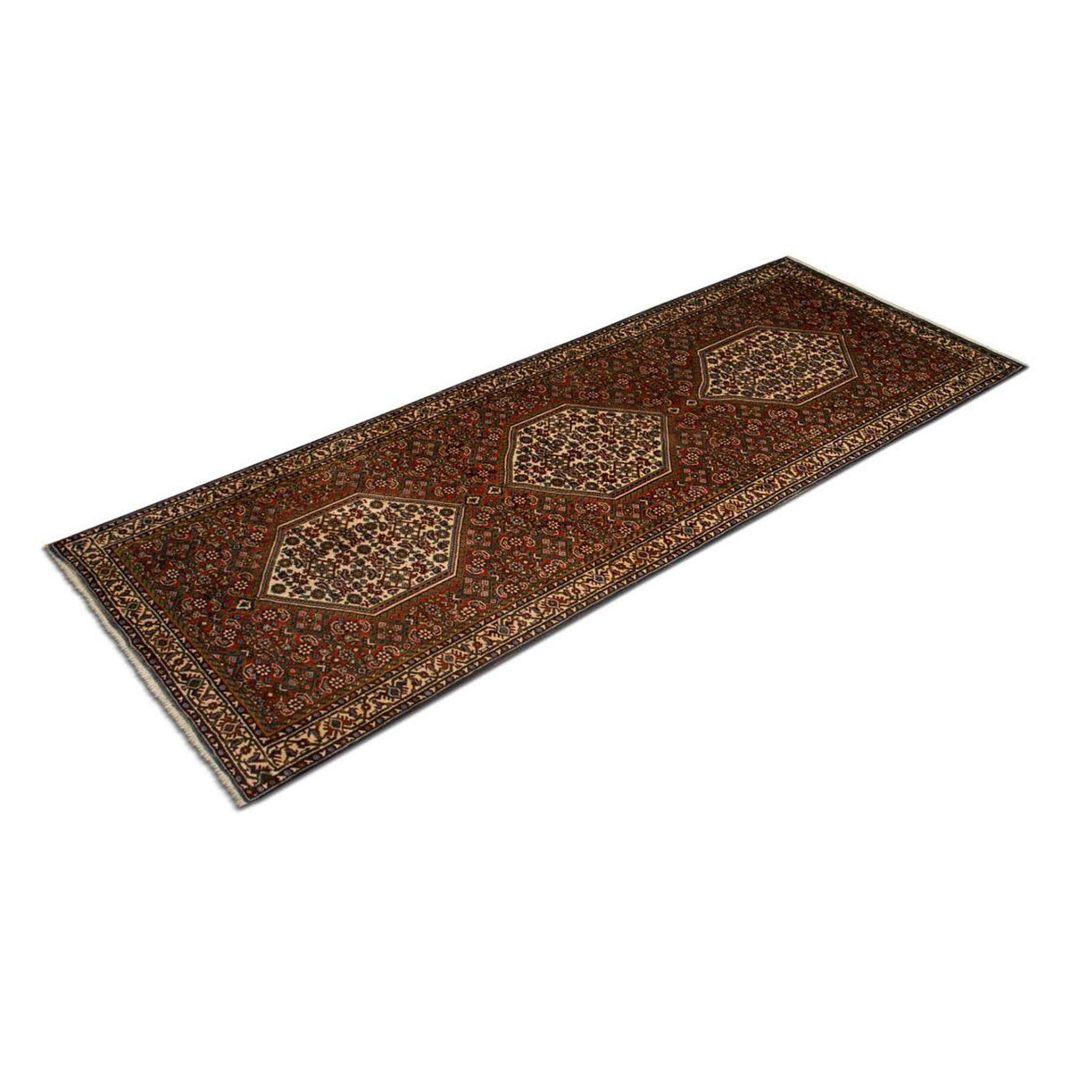 Tappeto corsia Tappeto Persero - Bidjar - 214 x 77 cm - marrone
