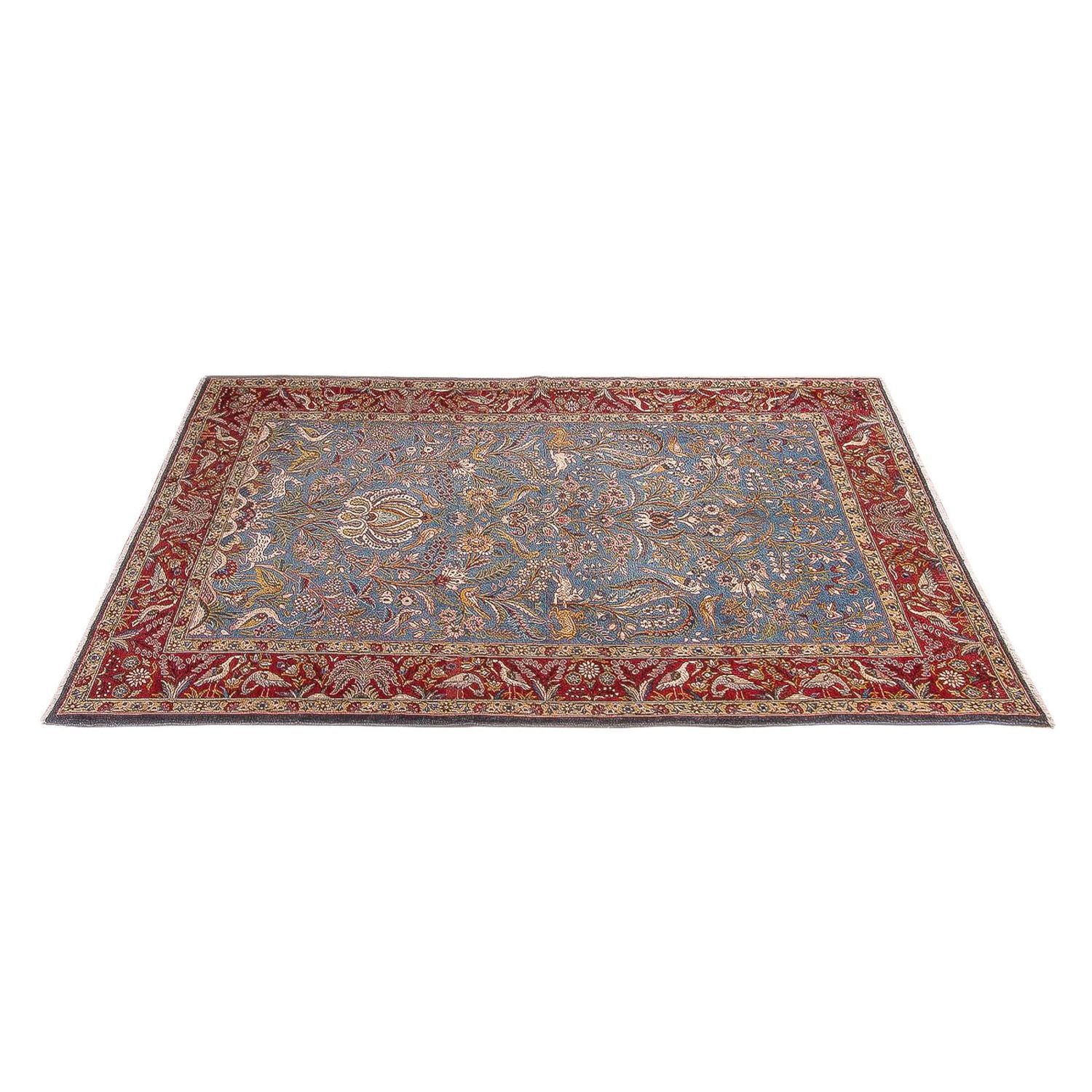 Tappeto Persero - Ghom - 207 x 137 cm - blu chiaro