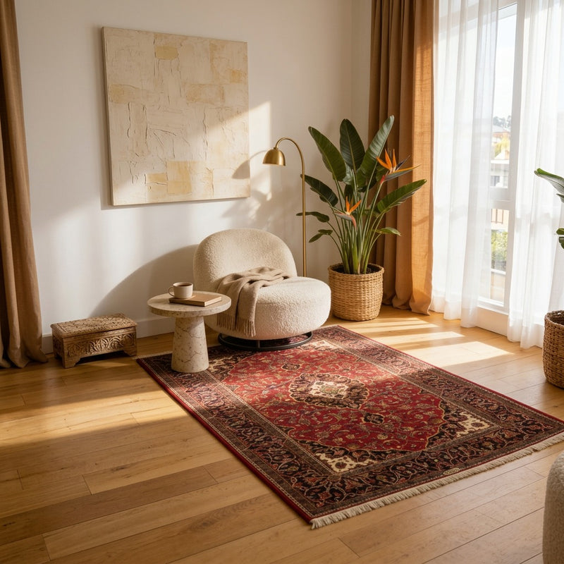 Kashan Tappeto 141x216cm - Tappeto persiano