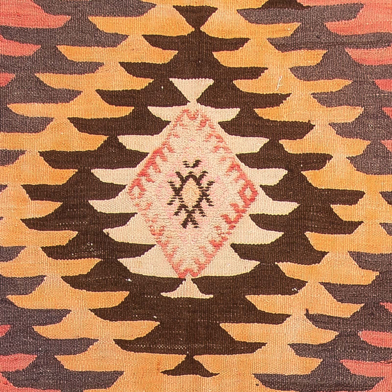Tappeto corsia Tappeto Kelim - Vecchio - 410 x 160 cm - ruggine