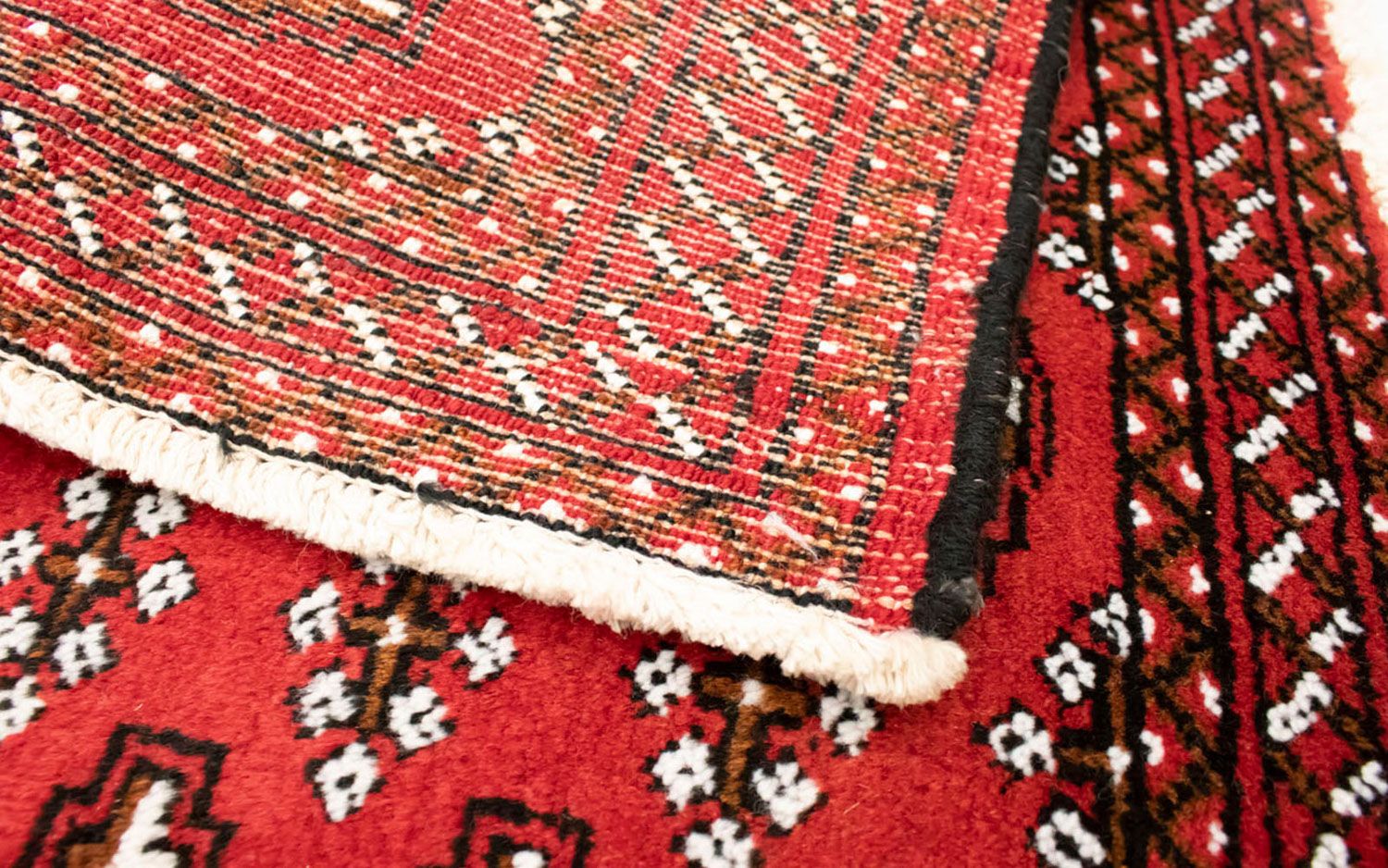 Tappeto corsia Tappeto Turkaman - 100 x 50 cm - rosso