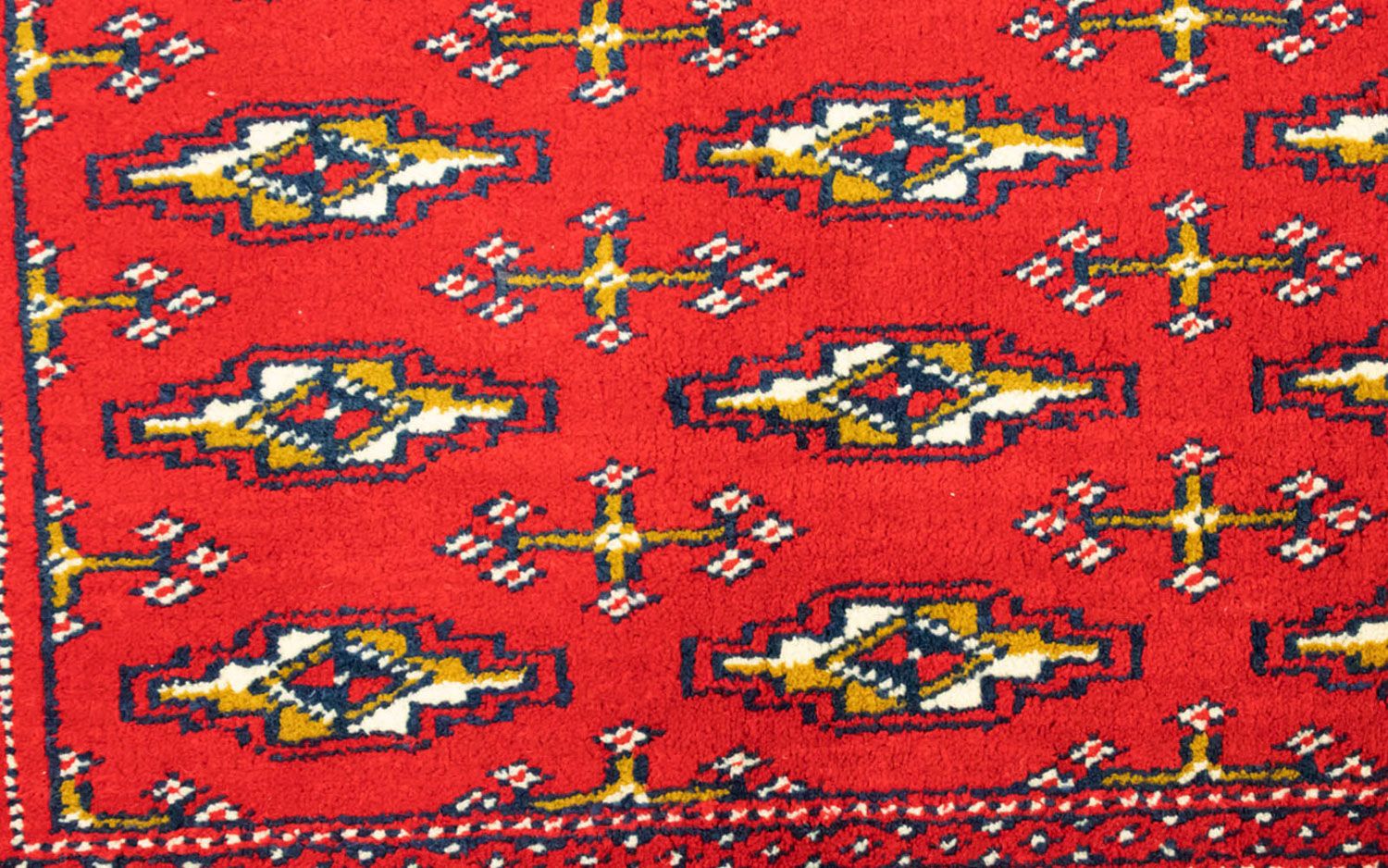 Tappeto corsia Tappeto Turkaman - 100 x 50 cm - rosso
