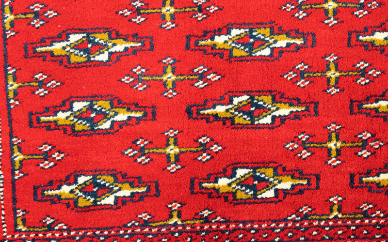 Tappeto corsia Tappeto Turkaman - 100 x 50 cm - rosso